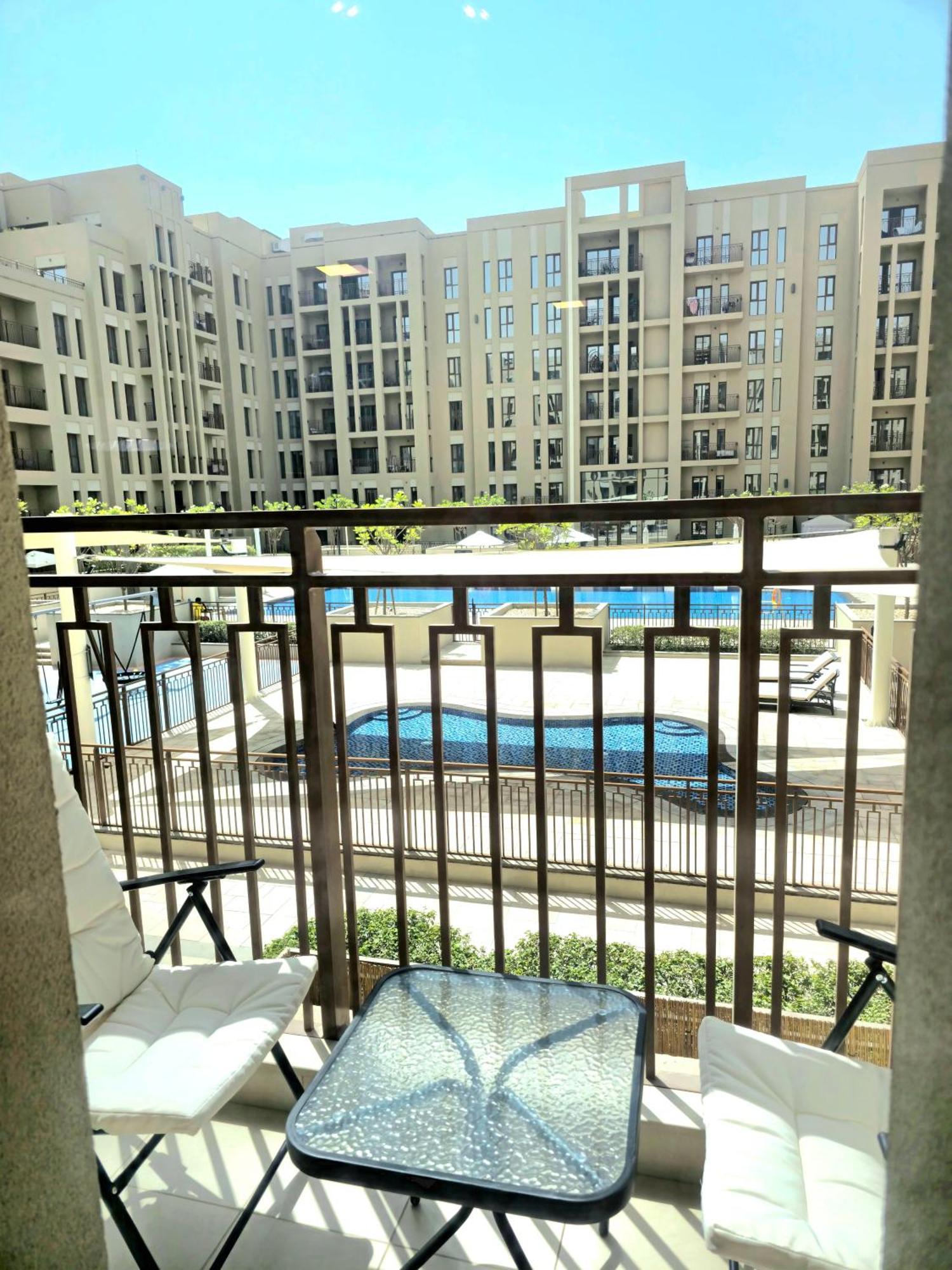 Bareez Bliss Retreat Elegant 2br With Balcony, Pool & Park View * Dubai